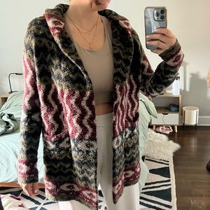 Fair isle Sweater / Coatigan